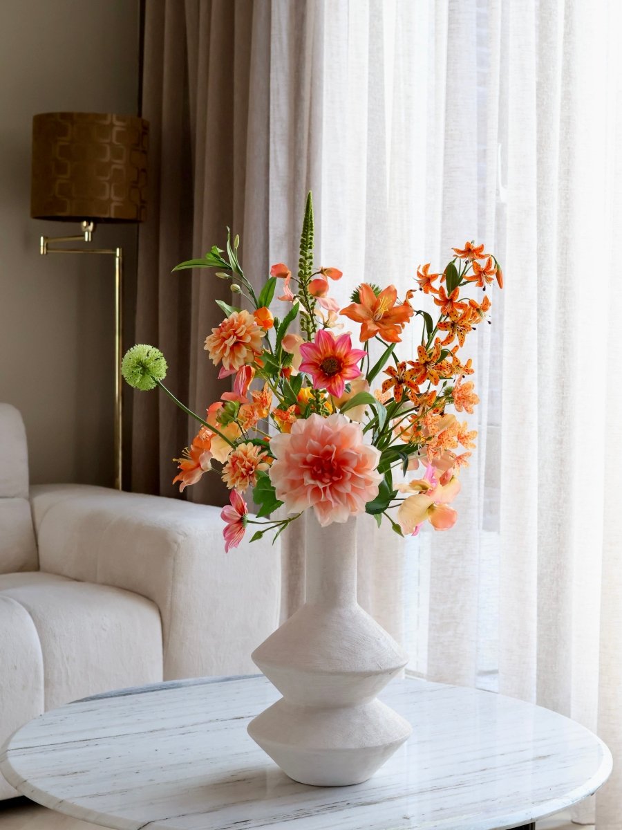 Kunstbloemen boeket WK Nederland