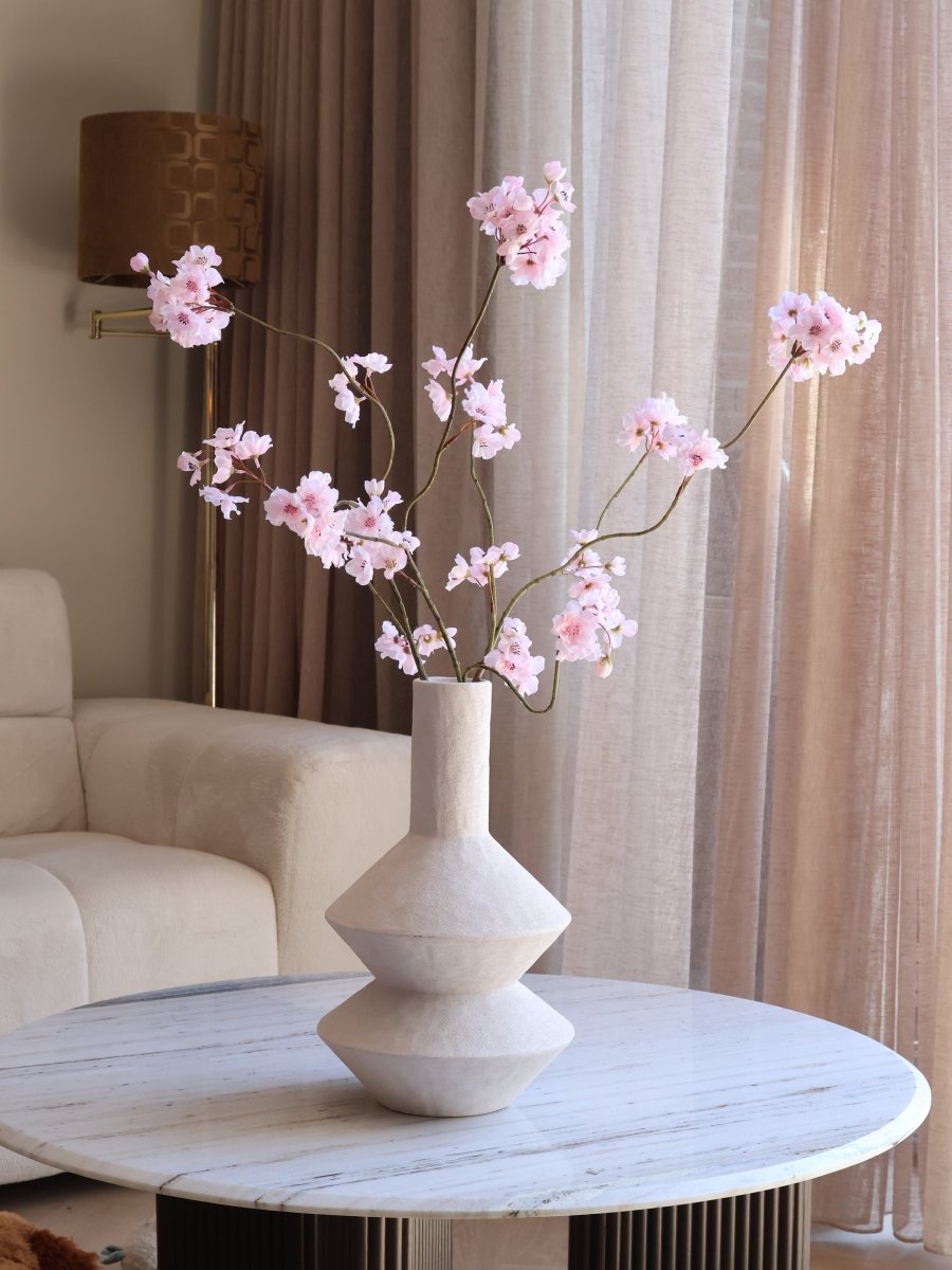 Kunstbloemen boeket bloesem roze