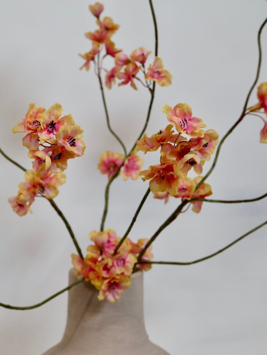 Kunstbloemen boeket bloesem perzik