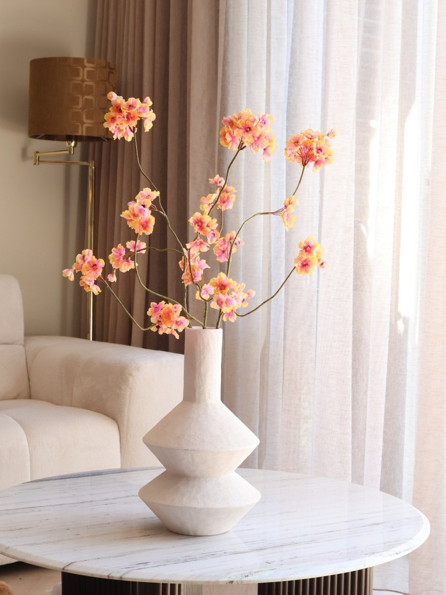 Kunstbloemen boeket bloesem perzik