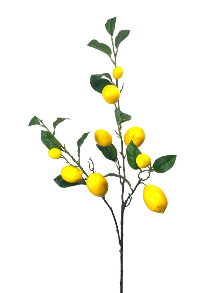 Citroen geel kunstbloem 103 cm – perfect voor een kunstbloemen boeket of los in de vaas met zijden bloemen.