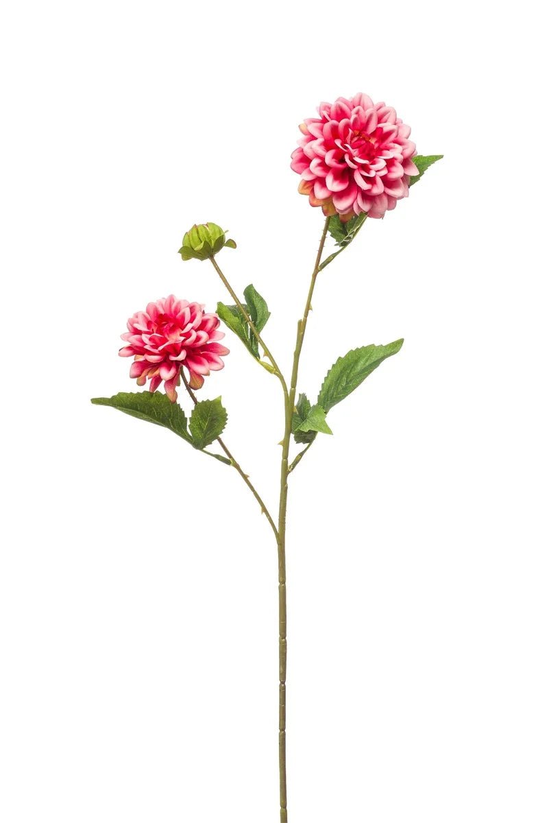 Dahlia roze kunstbloem 68 cm,
