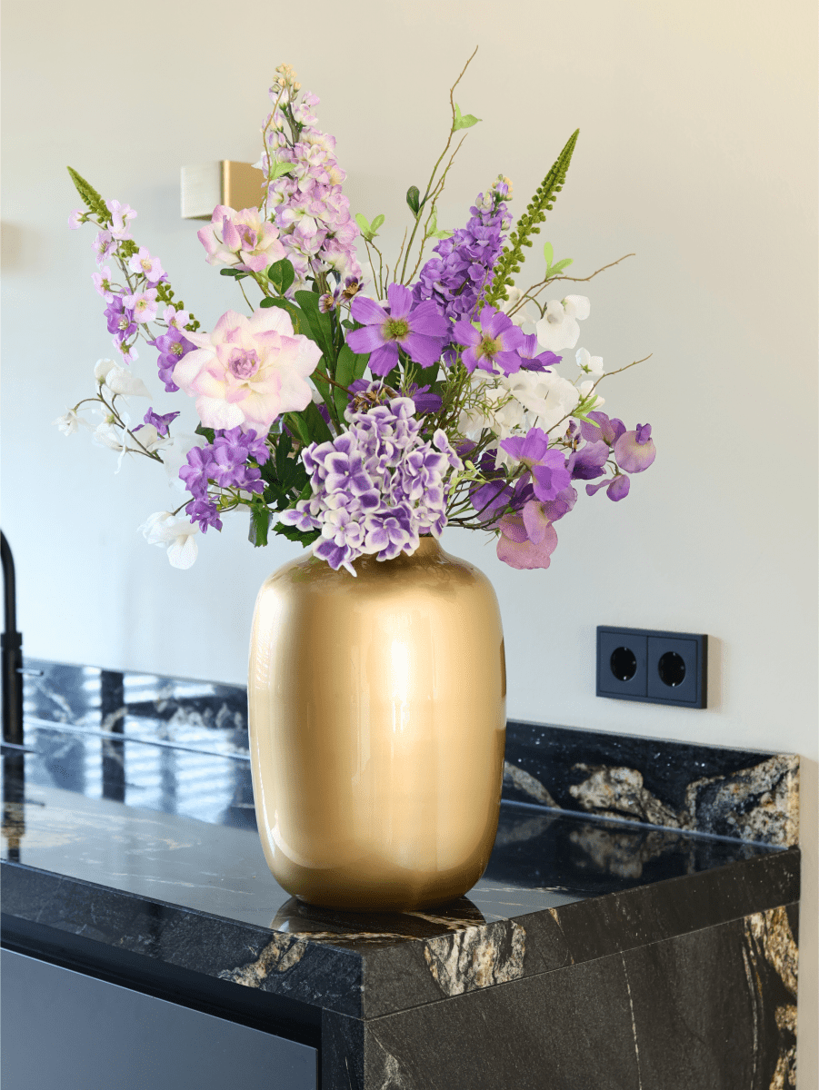 Kunstbloemen boeket Boston