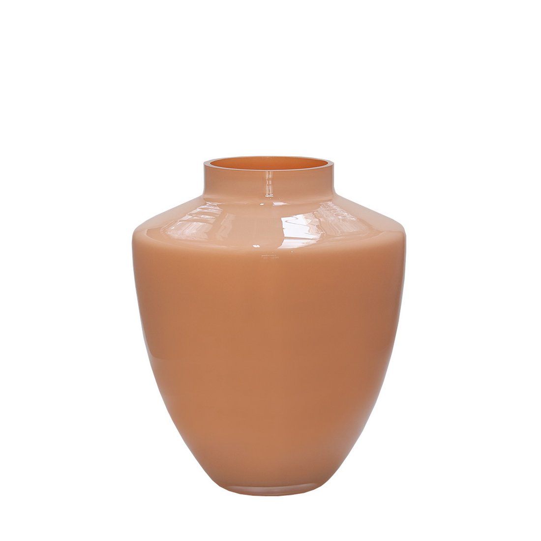 Vase The World mondgeblazen vaas, uniek in vorm en perfect afgewerkt, een elegante toevoeging aan elk interieur