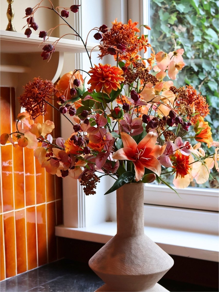 Kunstbloemen boeket Lucca