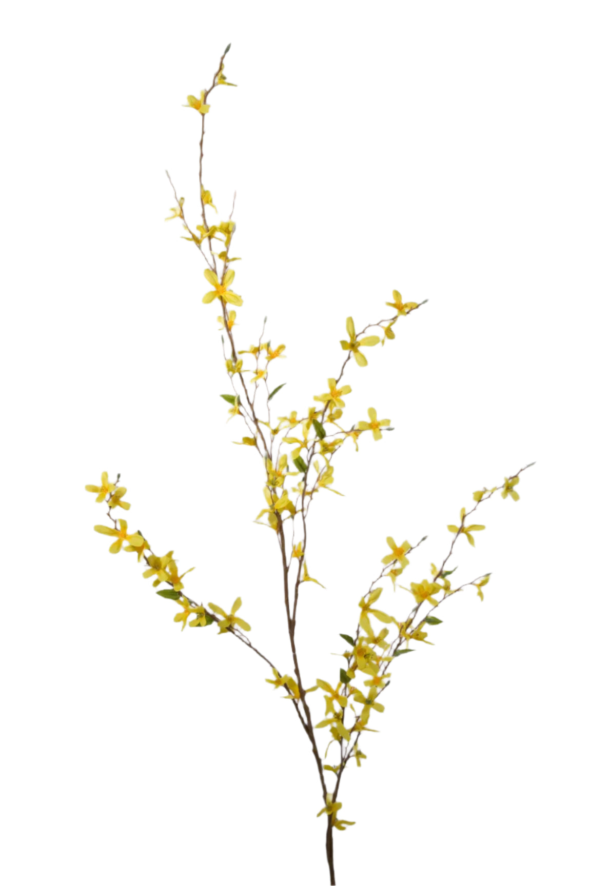 Forsythia gele kunstbloem 137 cm – perfect voor een kunstbloemen boeket of los in de vaas met zijden bloemen.