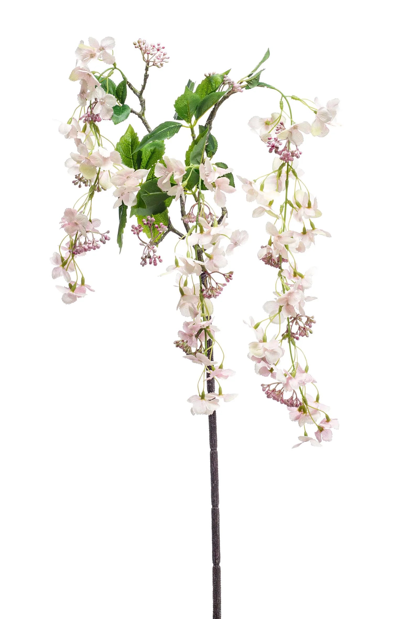 Hortensia roze kunstbloem 120 cm – perfect voor een kunstbloemen boeket of los in de vaas met zijden bloemen.