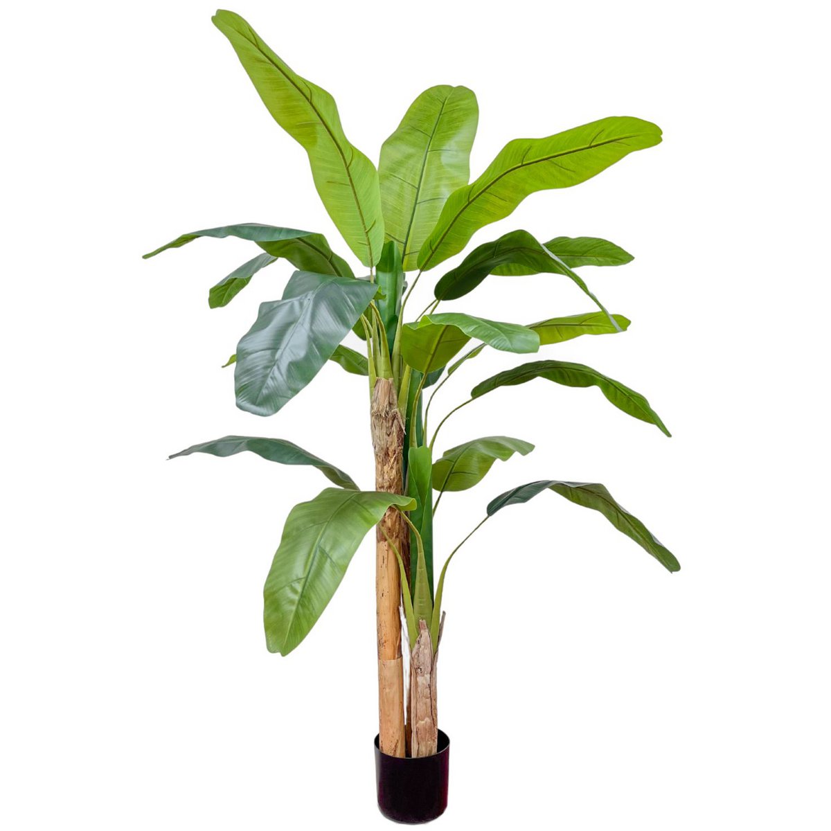 Kunst bananenplant 180 cm, perfecte nepplant voor woonkamer of kantoor, onderhoudsvrij en altijd groen.