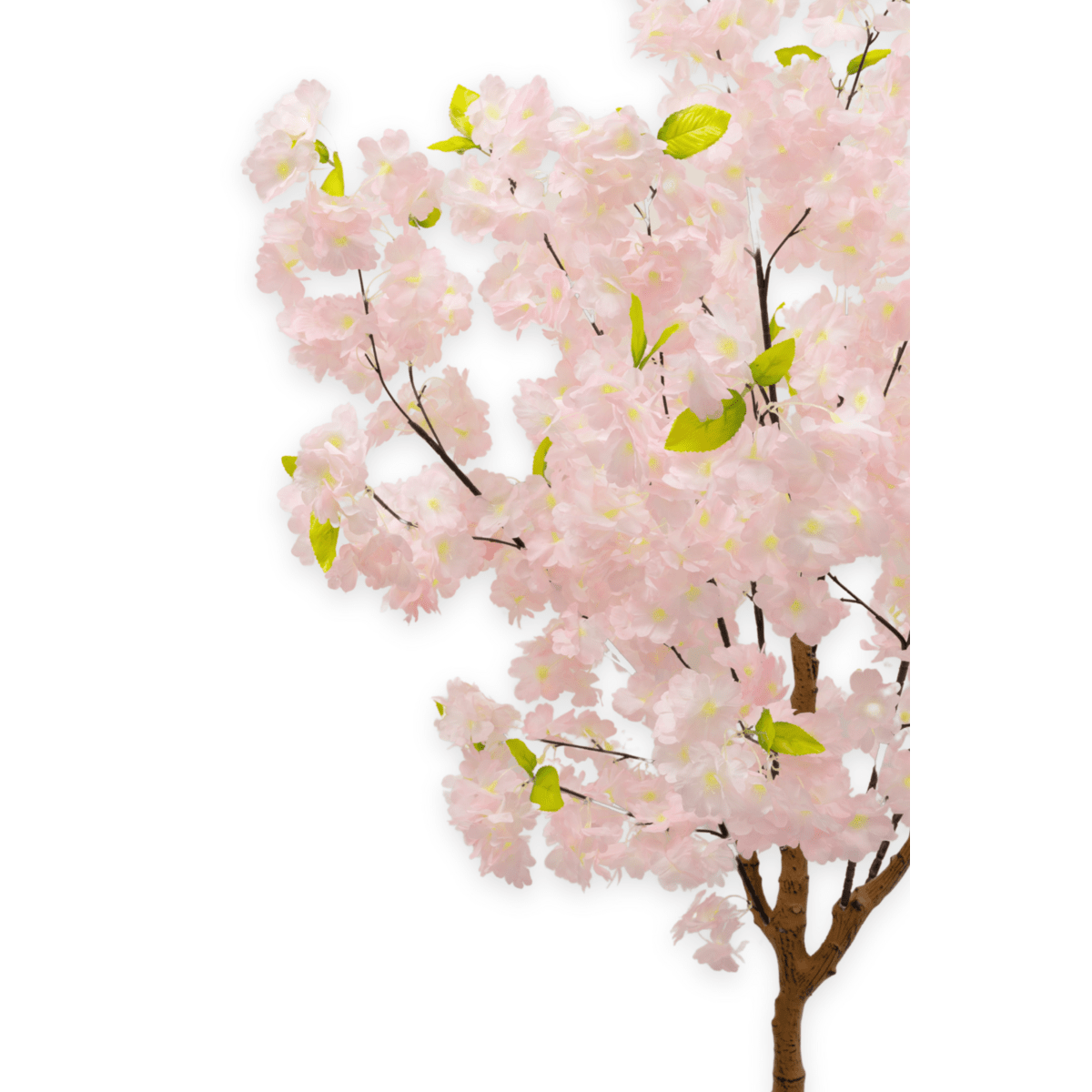 Kunst kersenbloesem kunstplant 150 cm, met 445 roze bloemen, ideaal voor een Oost-Aziatische sfeer in je interieur.