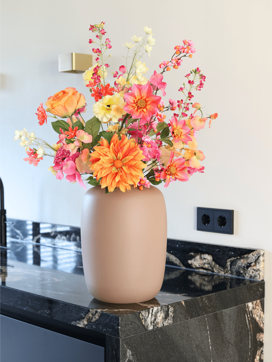 Kunstbloemen boeket Madrid