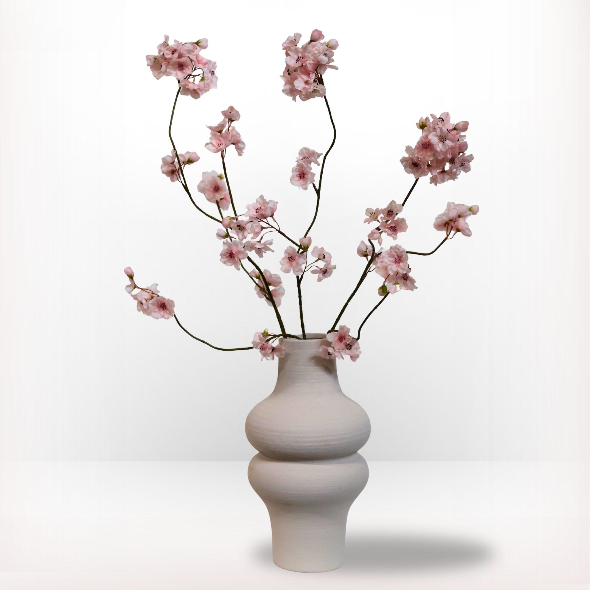 Kunstbloemen boeket bloesem roze