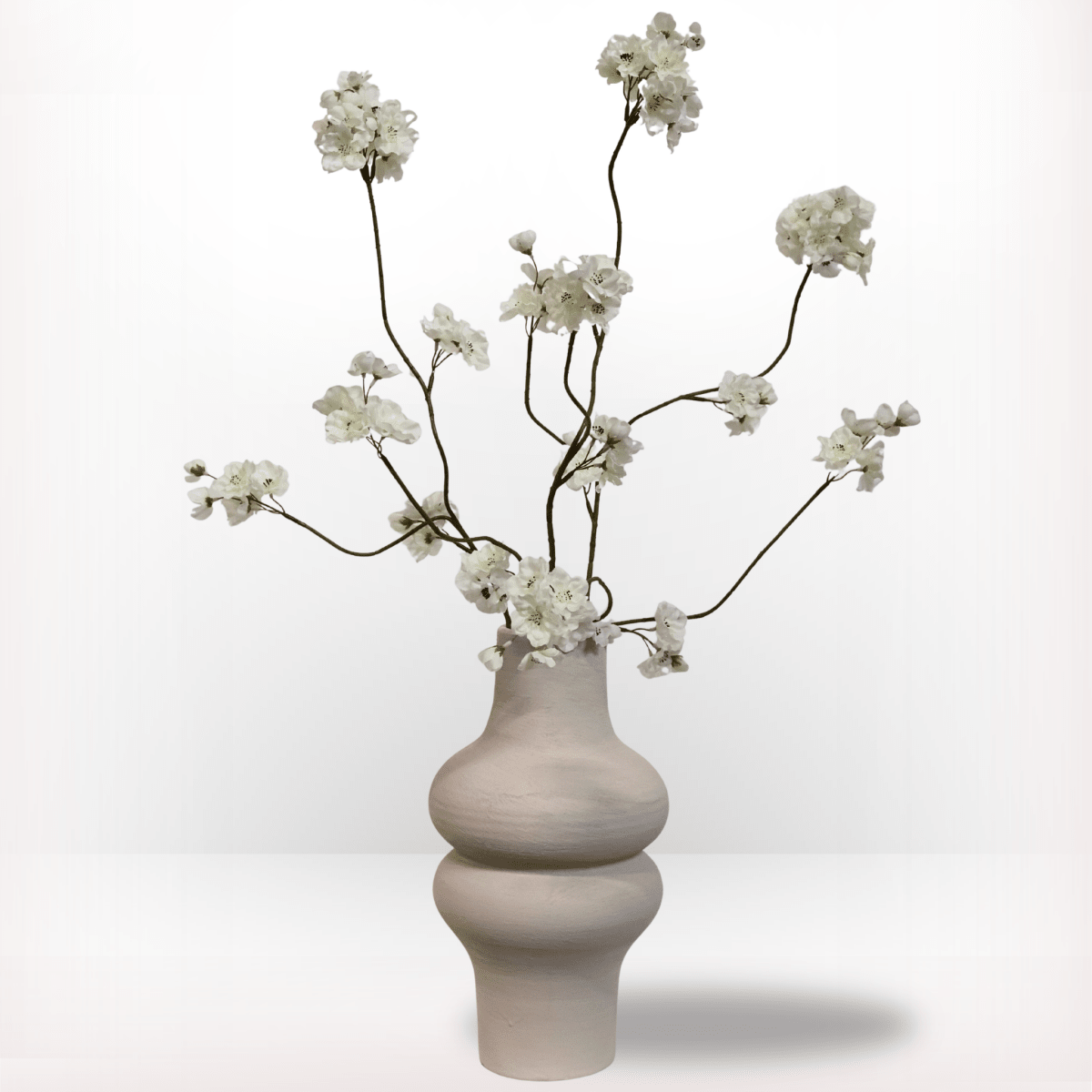 kunstbloemen boeket bloesem wit