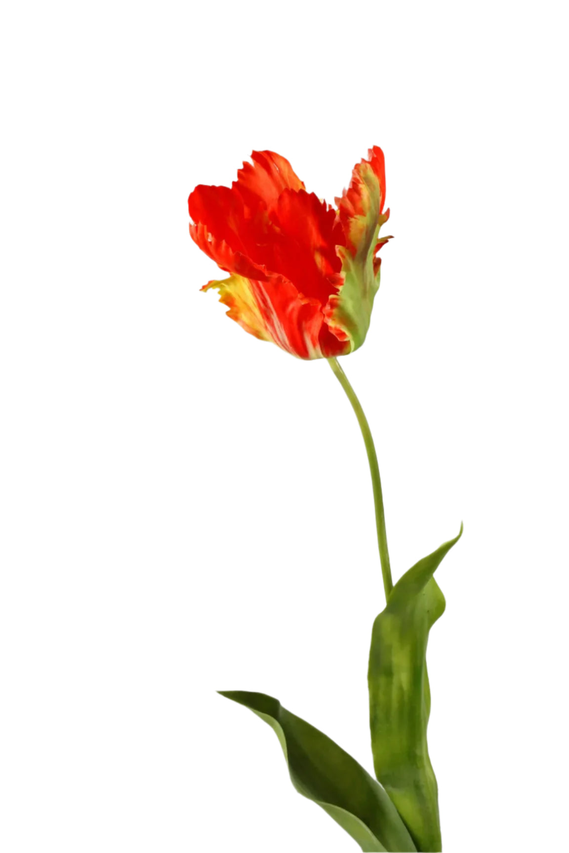 Tulp oranje kunstbloem 83 cm – perfect voor een kunstbloemen boeket of los in de vaas met zijden bloemen.