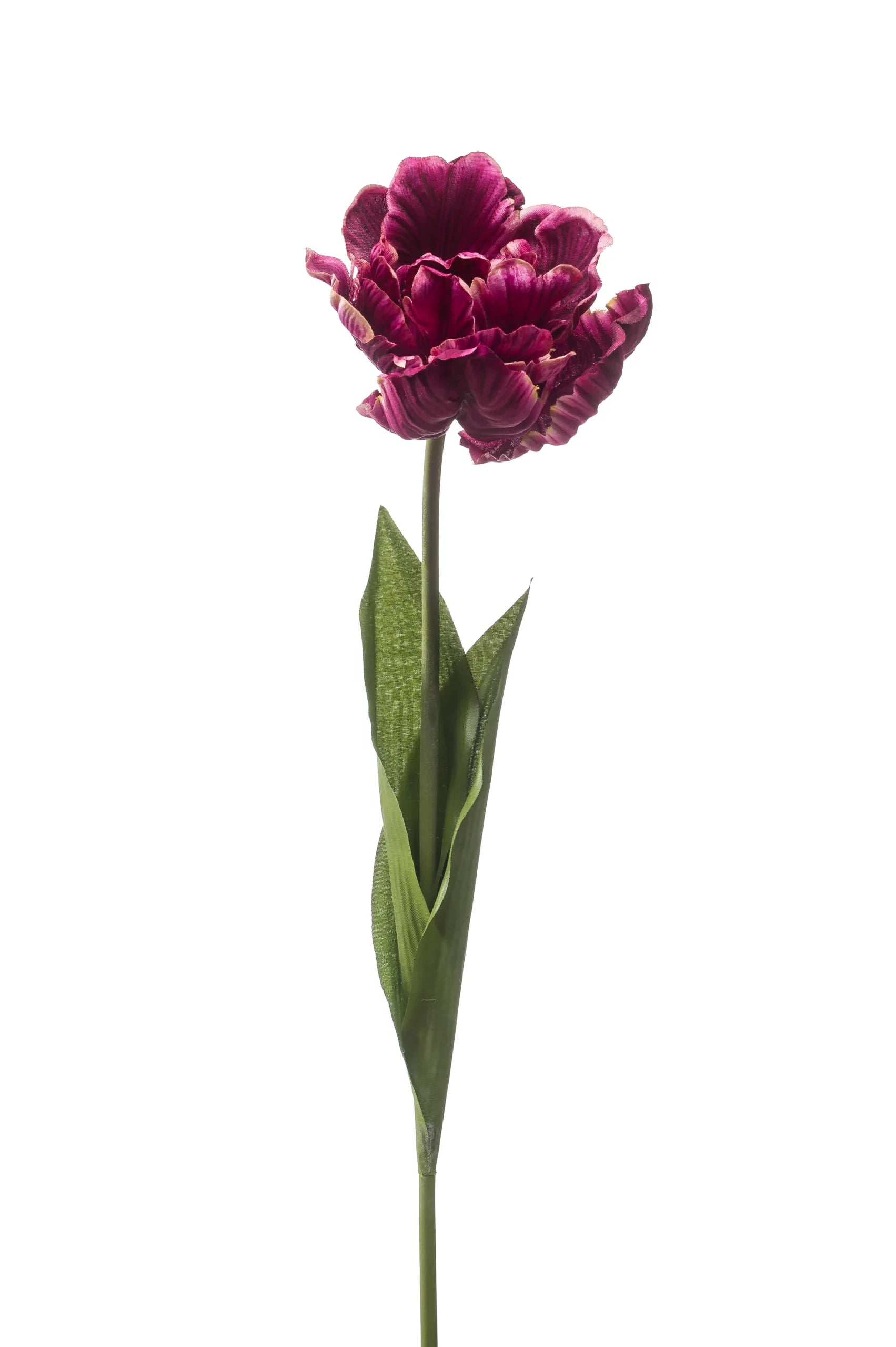 Tulp paarse kunstbloem 66 cm – perfect voor een kunstbloemen boeket of los in de vaas met zijden bloemen.
