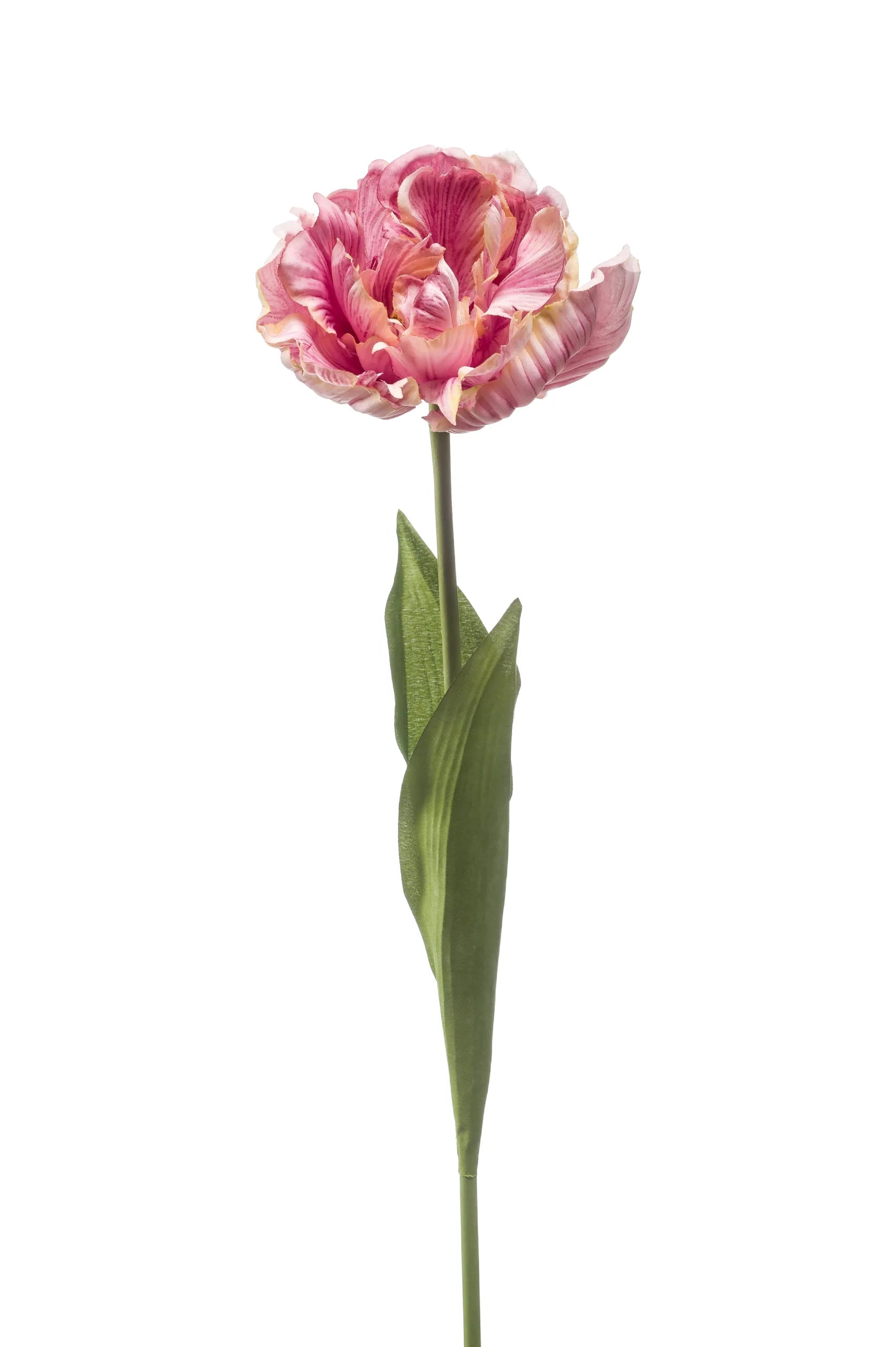 Tulp roze kunstbloem 66 cm – perfect voor een kunstbloemen boeket of los in de vaas met zijden bloemen.
