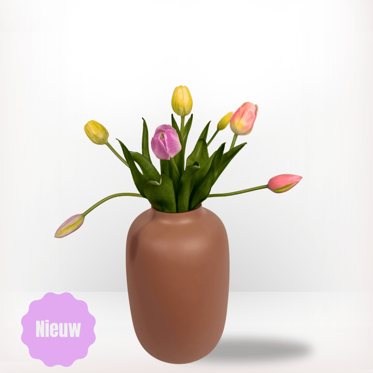 Kunsttulpen 7 stuks gemengd