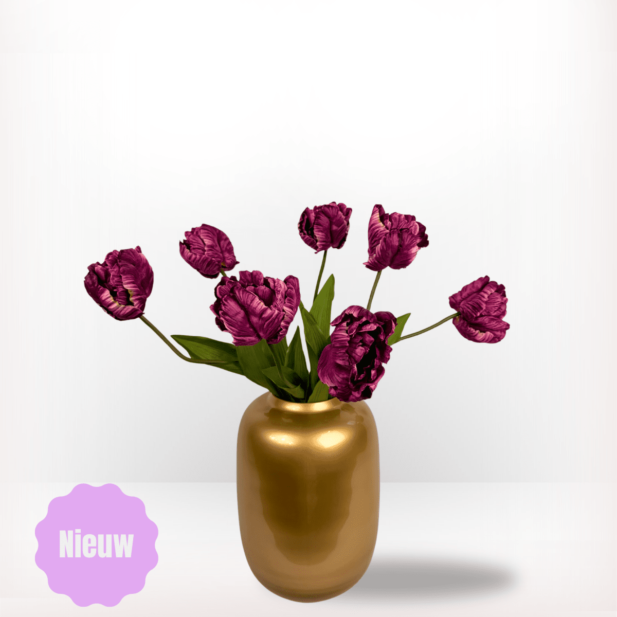 Kunsttulpen 7 stuks paars