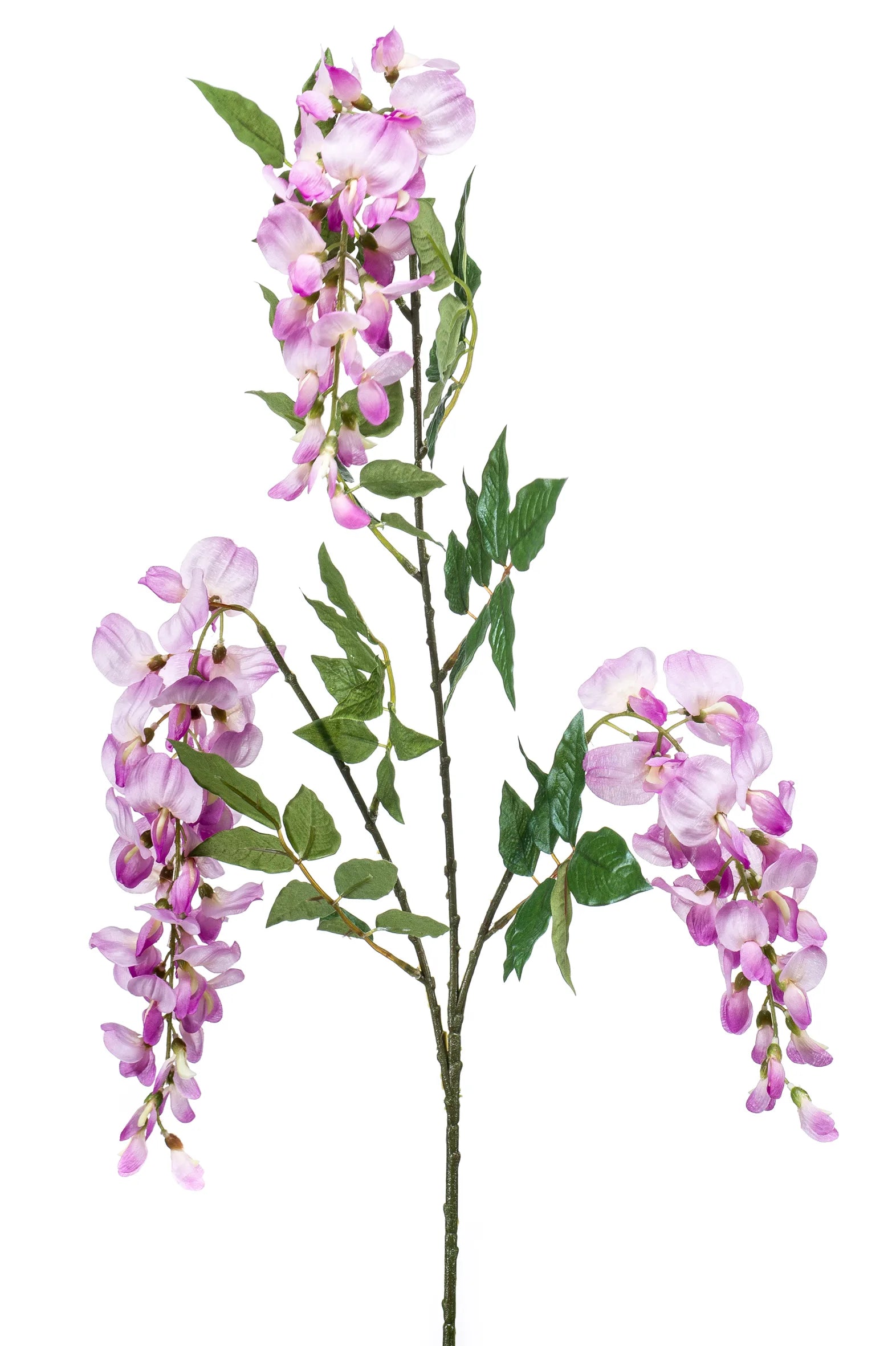 Wisteria paarse kunstbloem 70 cm – perfect voor een kunstbloemen boeket of los in de vaas met zijden bloemen.