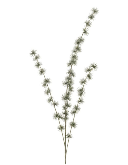 Larix kunstbloem groen/sneeuw 93 cm