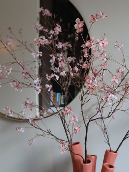 Bloesem roze kunstbloem 117 cm