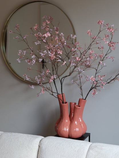 Bloesem roze kunstbloem 117 cm