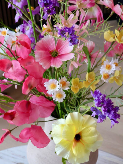 Kunstbloemen boeket Ibiza