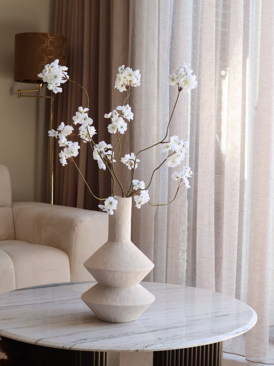 kunstbloemen boeket bloesem wit