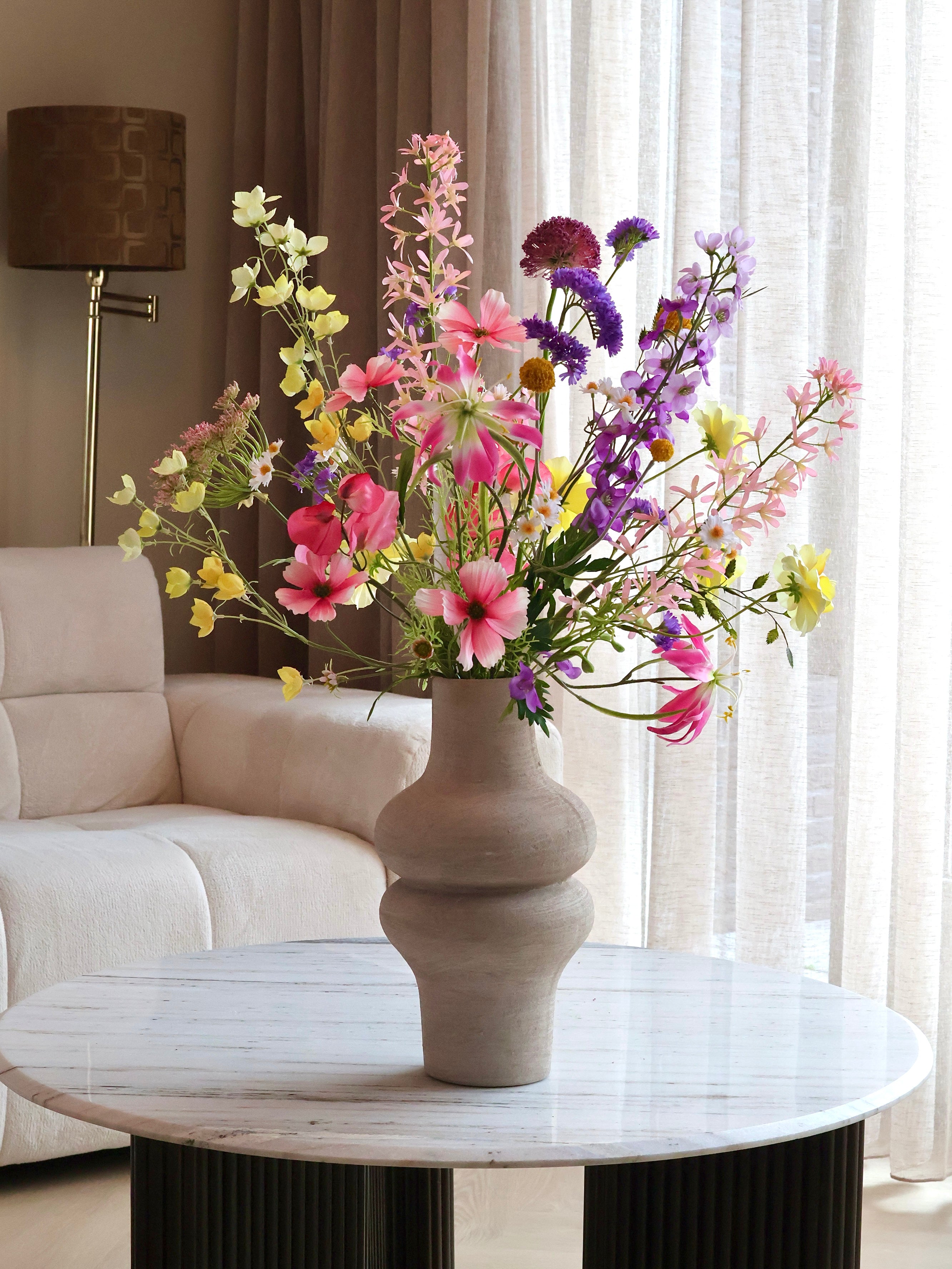 Kunstbloemen boeket Ibiza