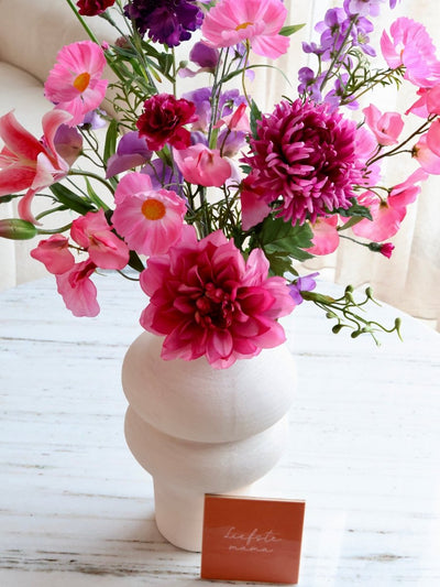 Moederdag kunstboeket Dankbaar