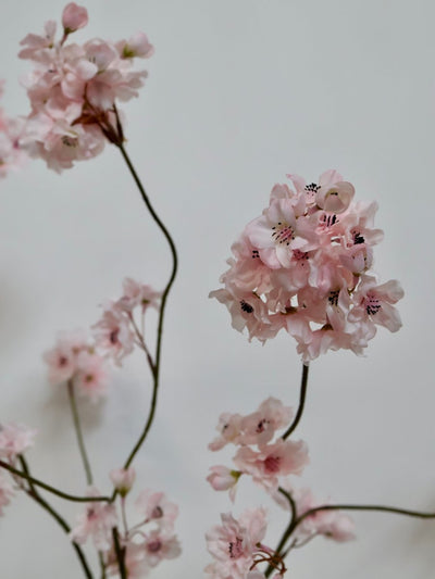 Kunstbloemen boeket bloesem roze