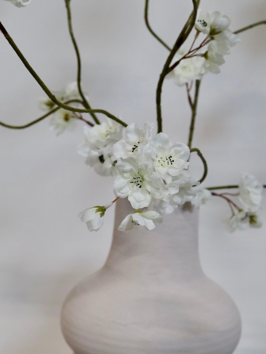 kunstbloemen boeket bloesem wit