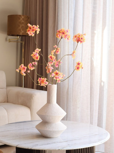 Kunstbloemen boeket bloesem perzik