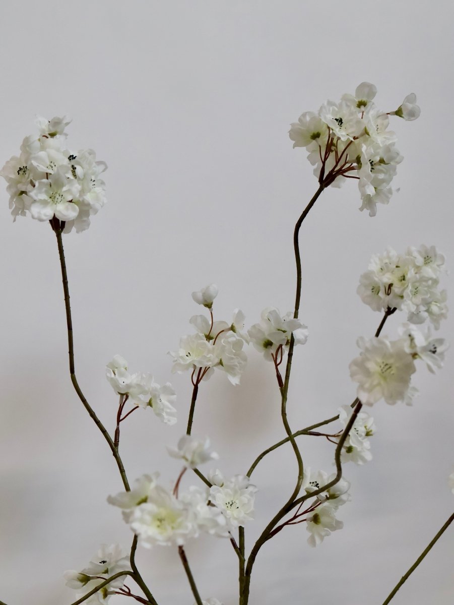 kunstbloemen boeket bloesem wit
