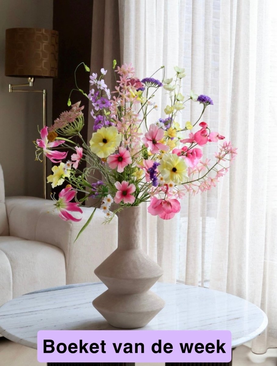 Kunstbloemen boeket Ibiza