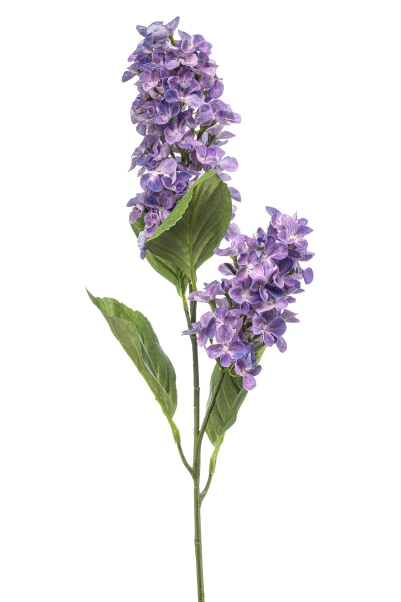 Hortensia kunstbloem paars 75 cm