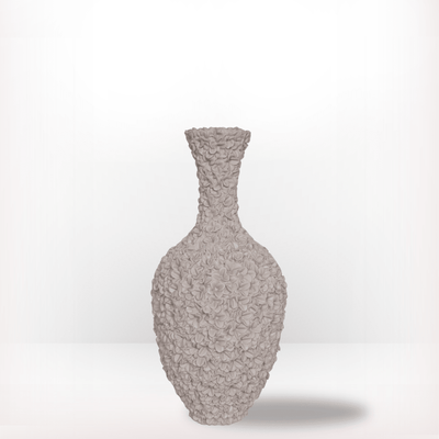 Vaas OLIVIA bloemen Ø29x60cm sand