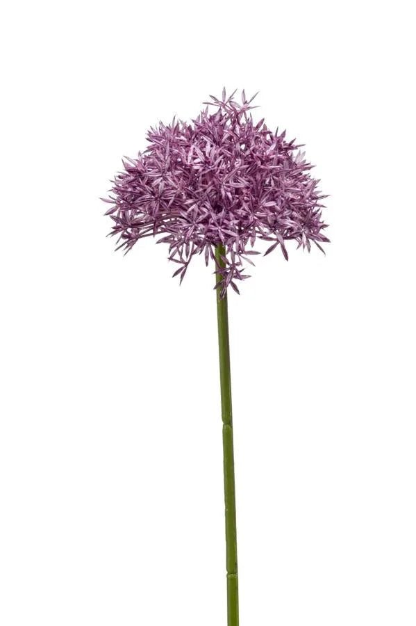 Allium paarse kunstbloem 62 cm – perfect voor een kunstbloemen boeket of los in de vaas met zijden bloemen.