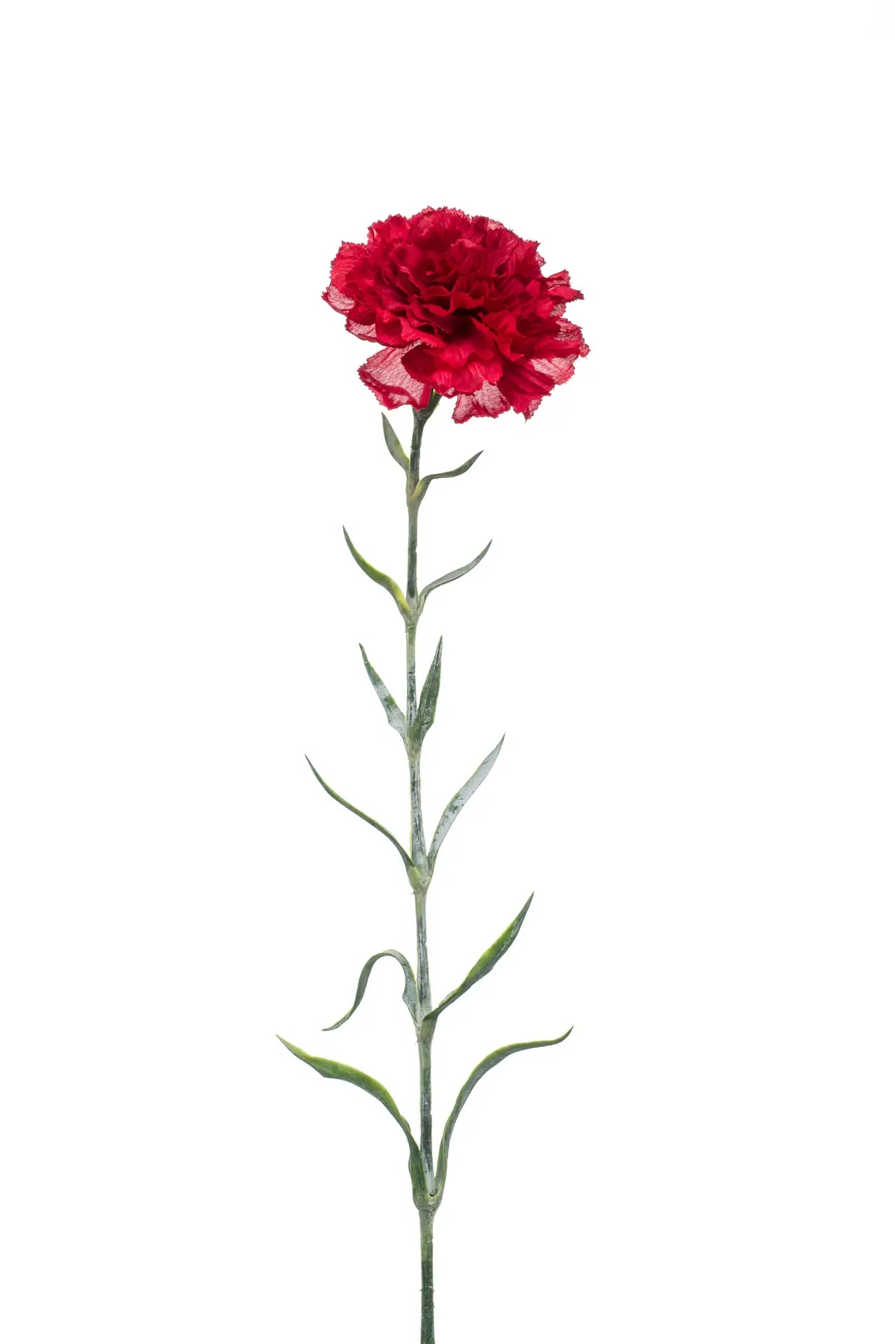 Anjer rode kunstbloem 67 cm – perfect voor een kunstbloemen boeket of los in de vaas met zijden bloemen.