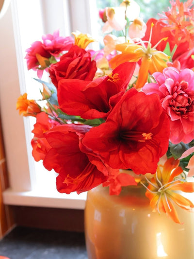 Kunstbloemen boeket Como