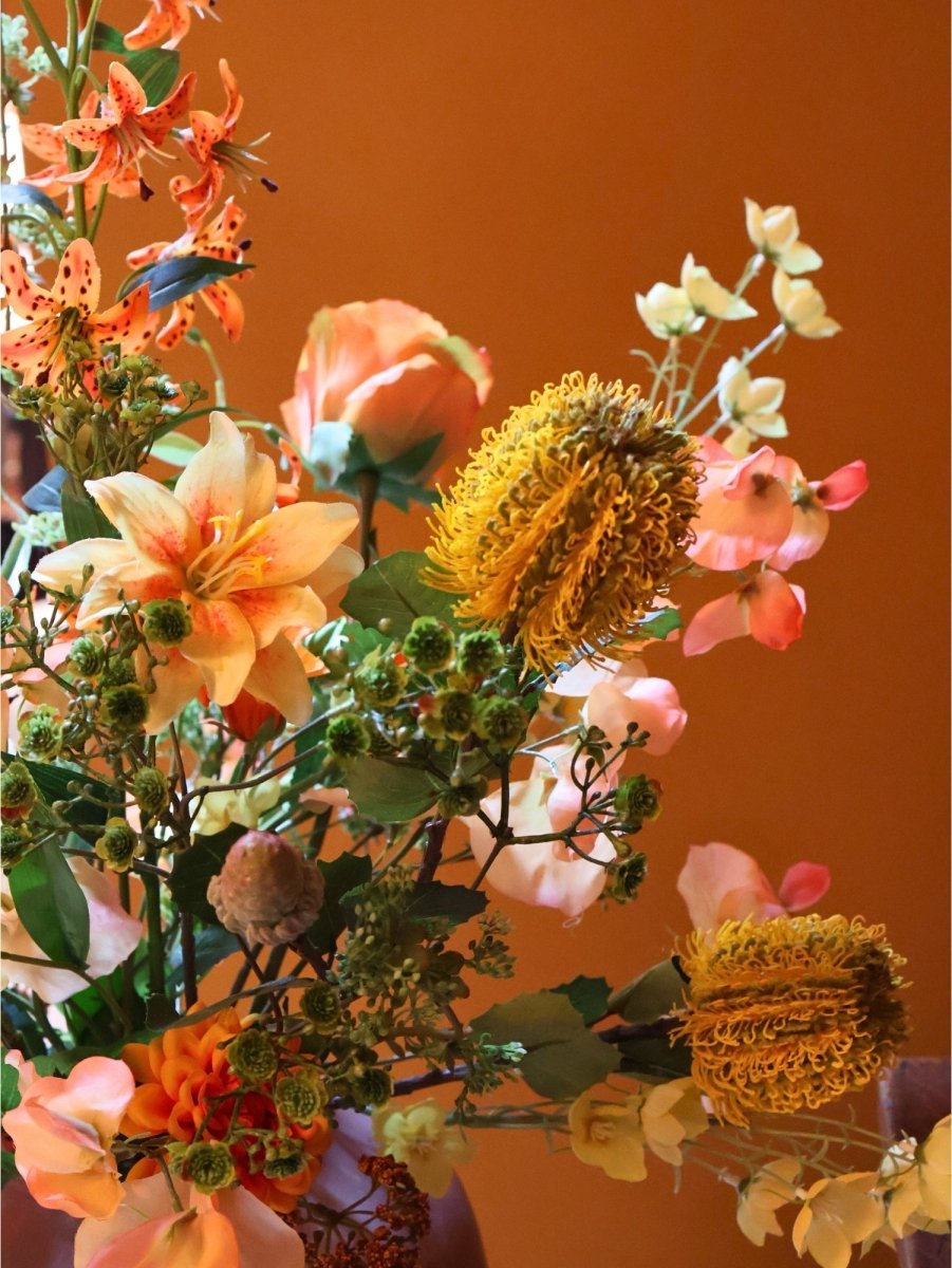 Kunstbloemen boeket Oxford