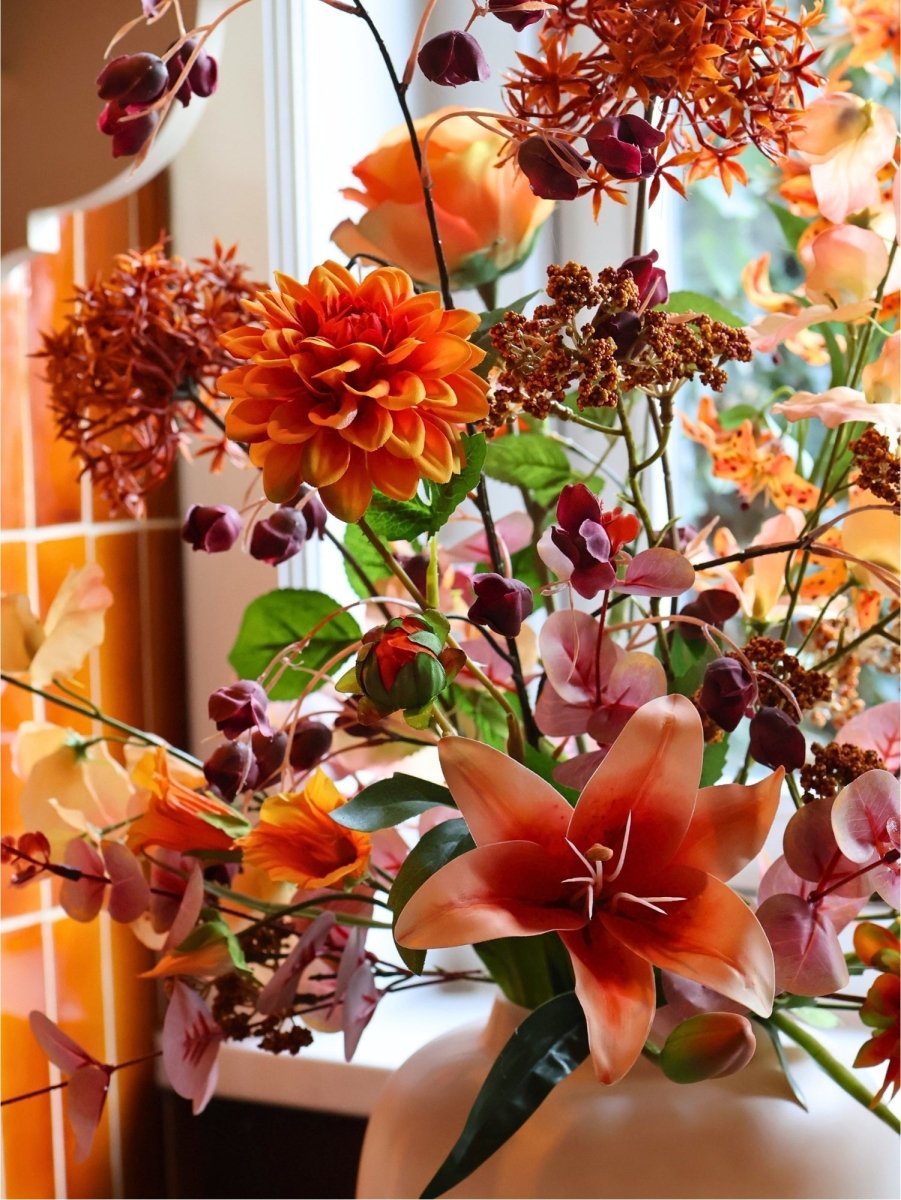 Kunstbloemen boeket Lucca