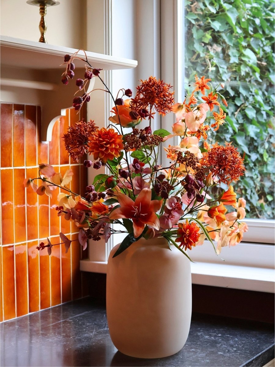 Kunstbloemen boeket Lucca