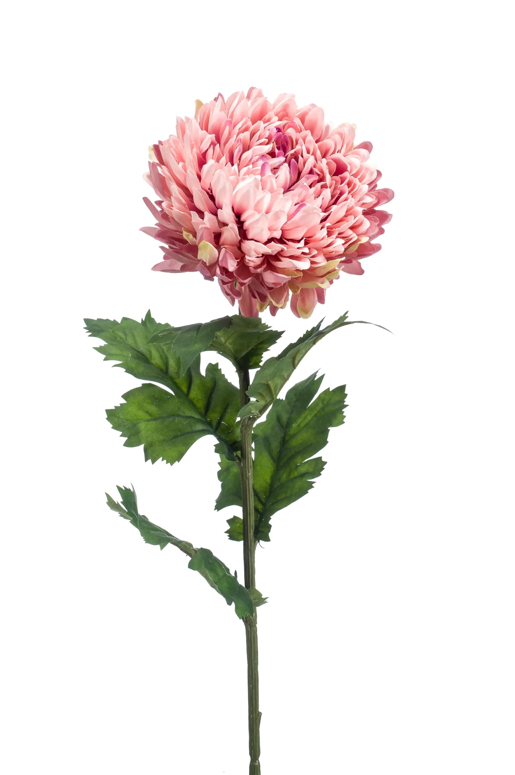 Chrysant roze kunstbloem 75 cm – perfect voor een kunstbloemen boeket of los in de vaas met zijden bloemen. 