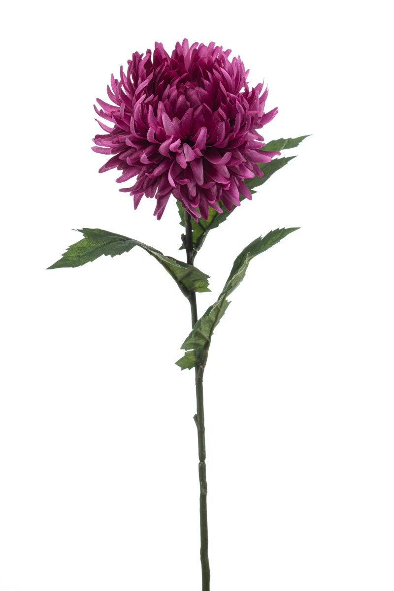 Chrysant kunstbloem paars 57 cm