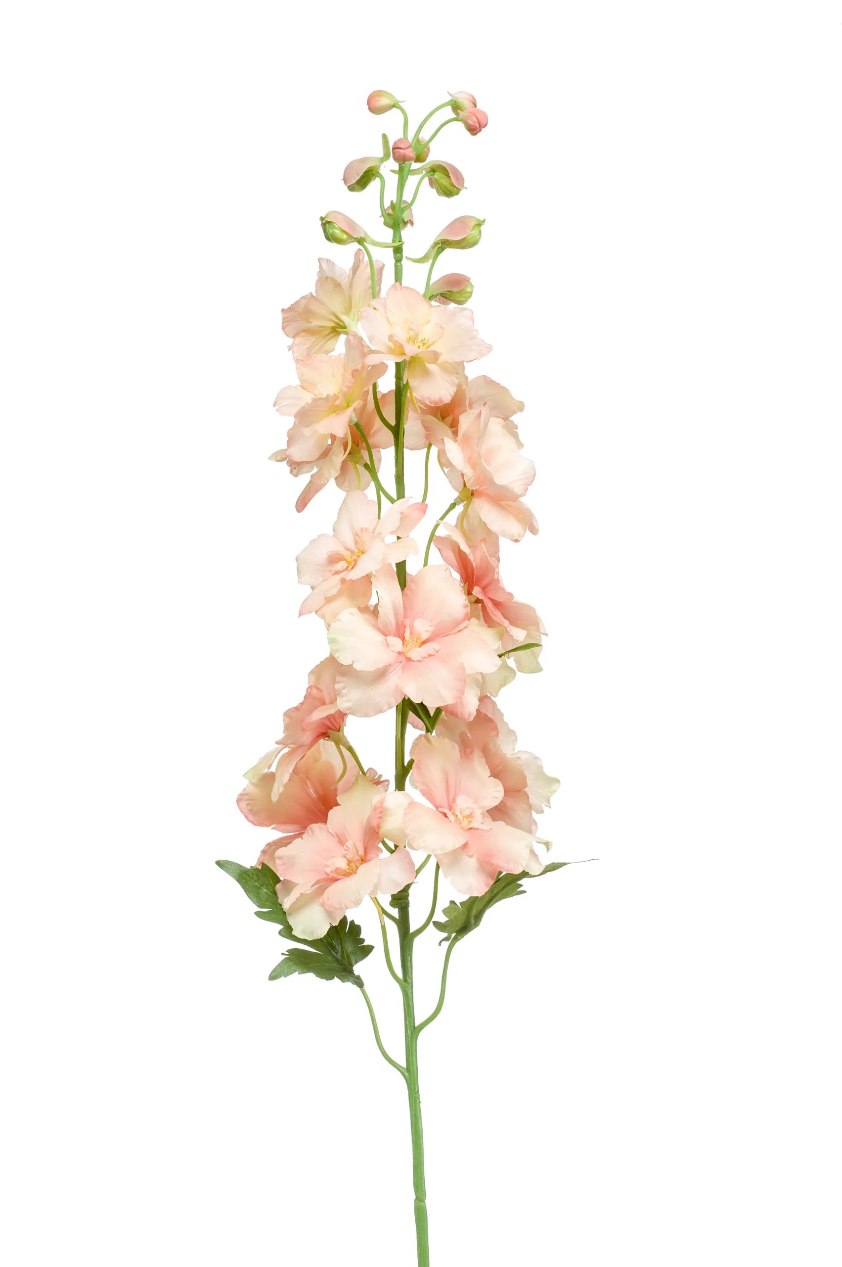 Delphinium oranje kunstbloem 95 cm – perfect voor een kunstbloemen boeket of los in de vaas met zijden bloemen.