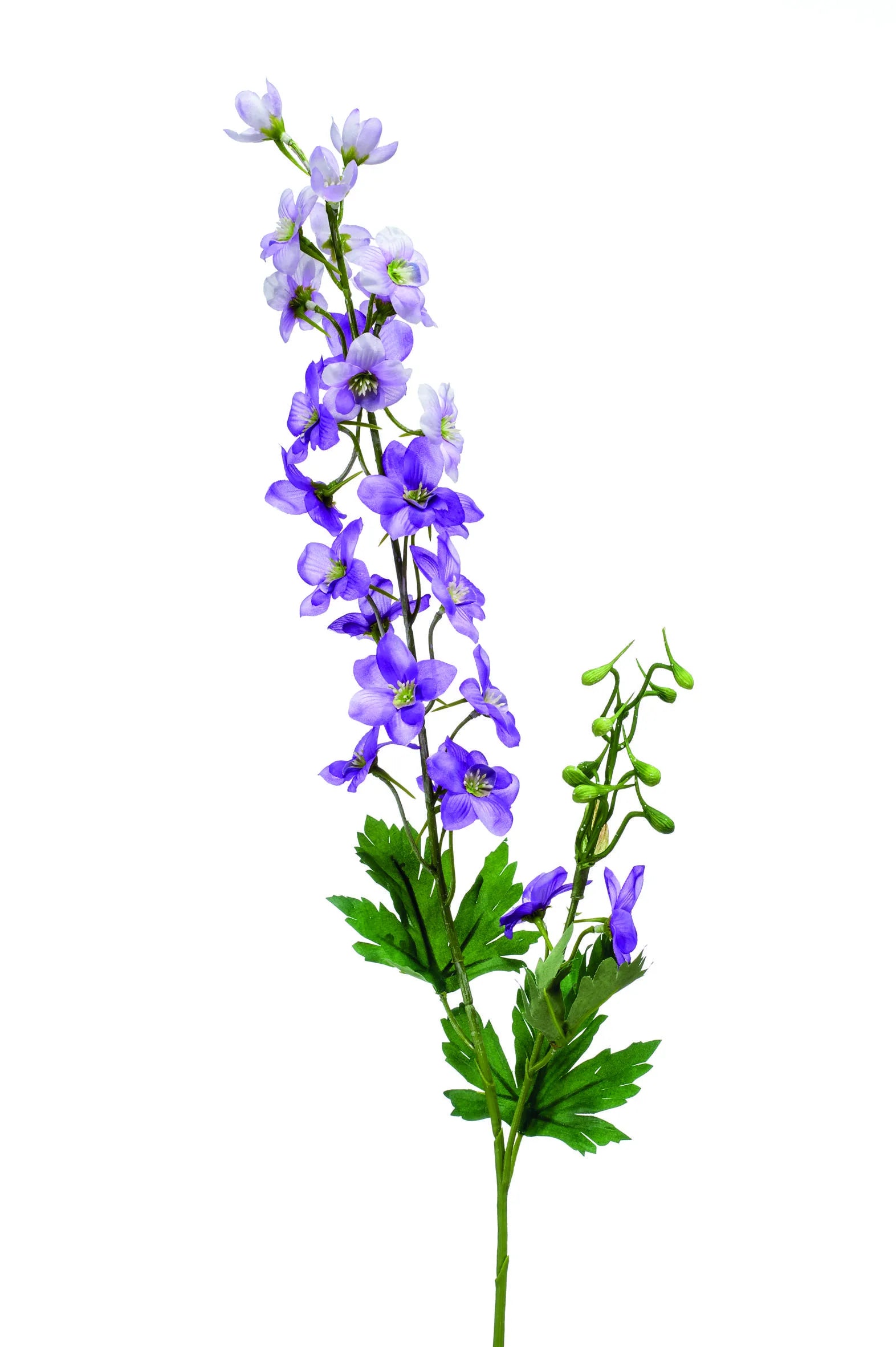 Delphinium paarse kunstbloem 77 cm – perfect voor een kunstbloemen boeket of los in de vaas met zijden bloemen.