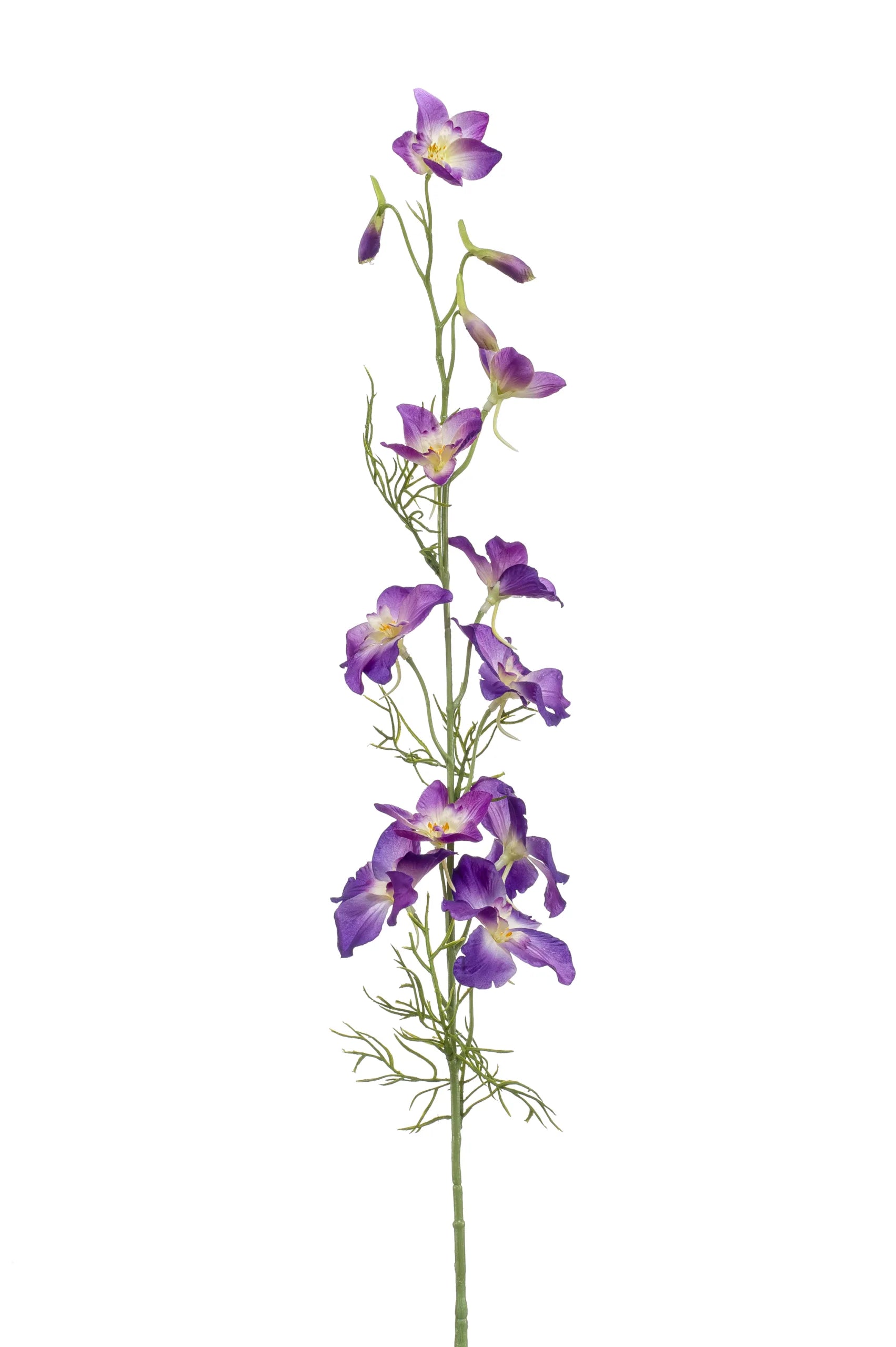 Delphinium paarse kunstbloem 88 cm – perfect voor een kunstbloemen boeket of los in de vaas met zijden bloemen.
