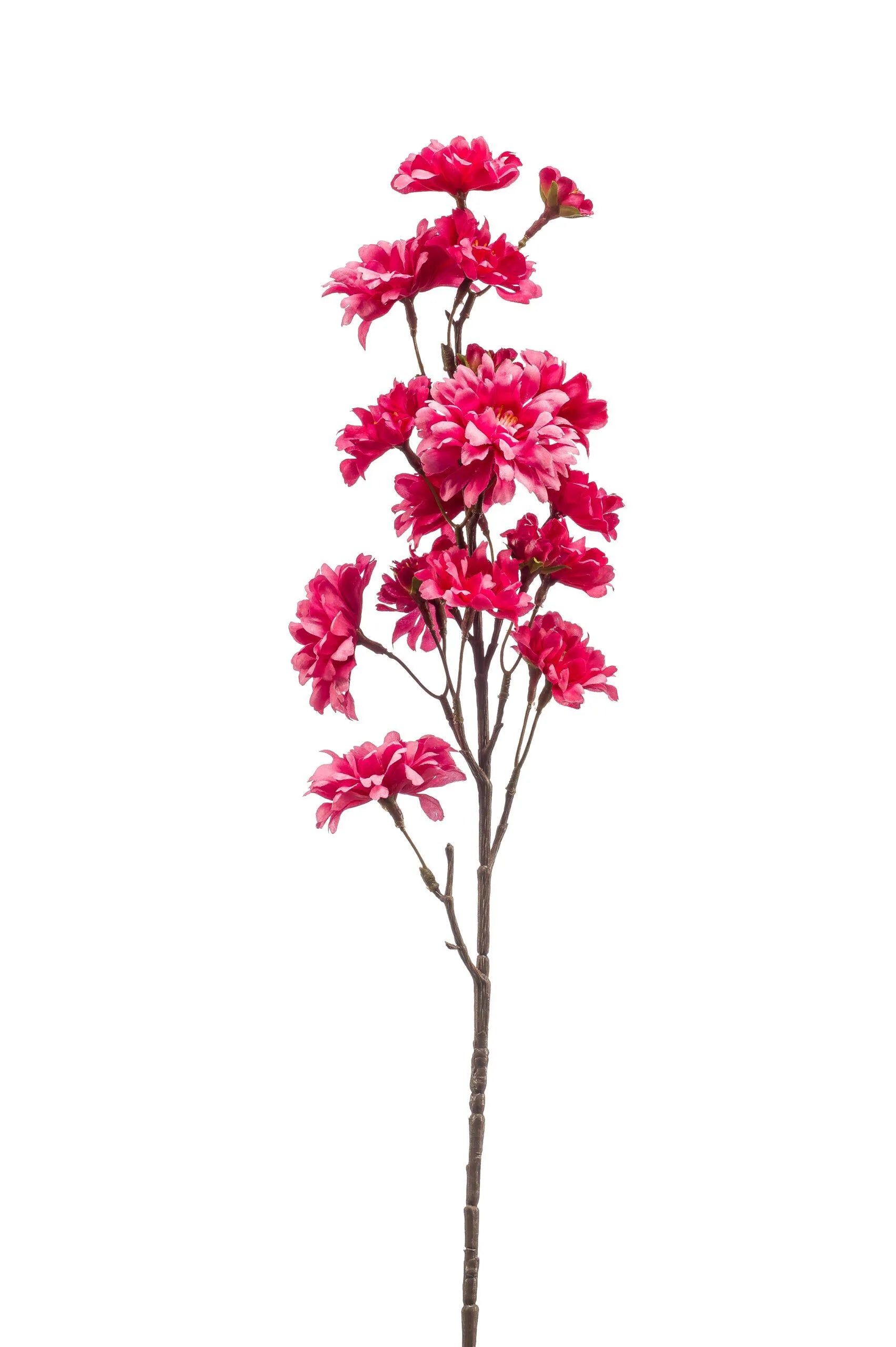 Kersenbloesem fuchsia kunstbloem 60 cm – perfect voor een kunstbloemen boeket of los in de vaas met zijden bloemen. 