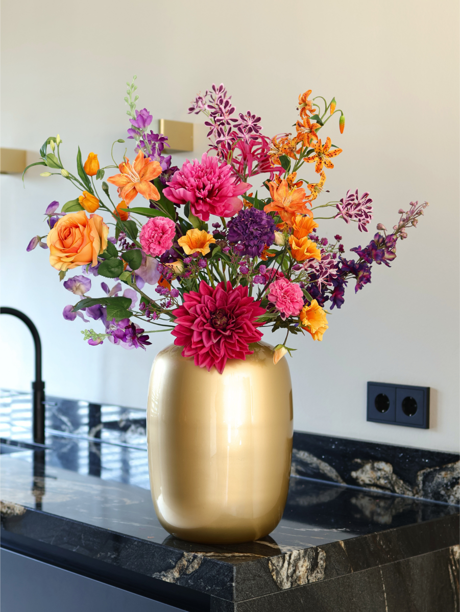 Kunstbloemen boeket Turijn
