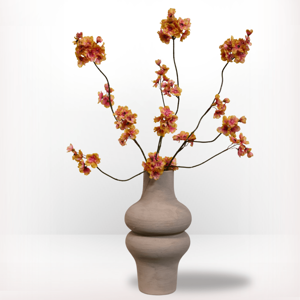 Kunstbloemen boeket bloesem perzik